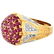 Spitzer & Furhmann Ruby and Diamond Ring - 3