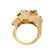 Cartier Diamond, Onyx, Emerald 18K Ring - 4