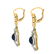 Sapphire, Diamond, Platinum and Gold Earrings - 2