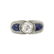 Diamond, Sapphire 14K Ring - 2
