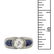 Diamond, Sapphire 14K Ring - 5