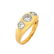 Man's Diamond and 14K Ring
