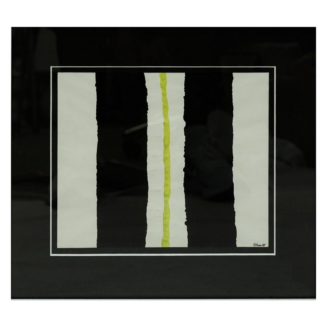 Attrib. Theodoros Stamos Abstract Gouache / Paper (1 of 4)