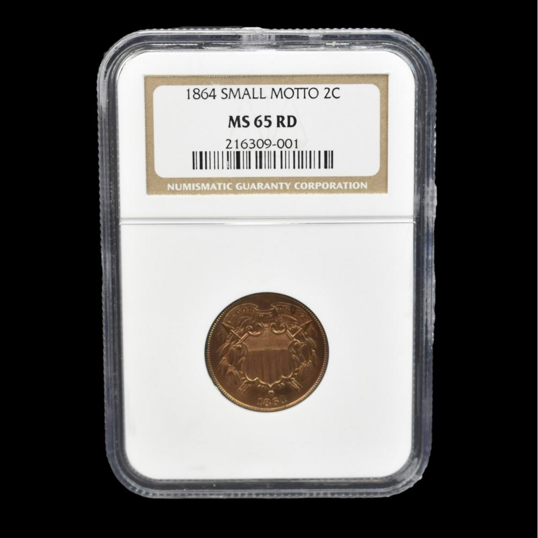 1864 US Shield Two Cent (1 of 2)