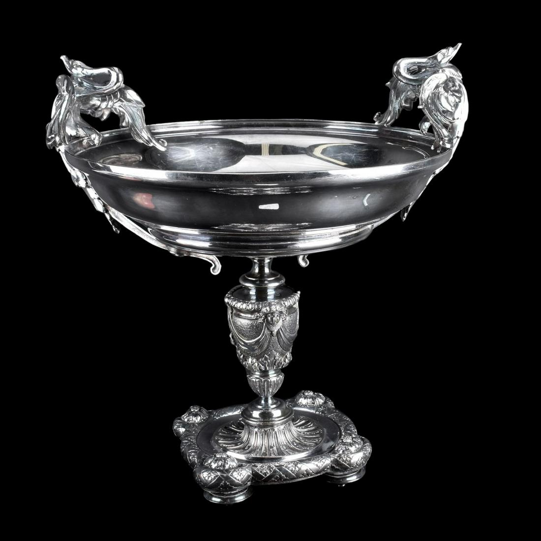 Silverplate/Bronze Tazza (1 of 5)