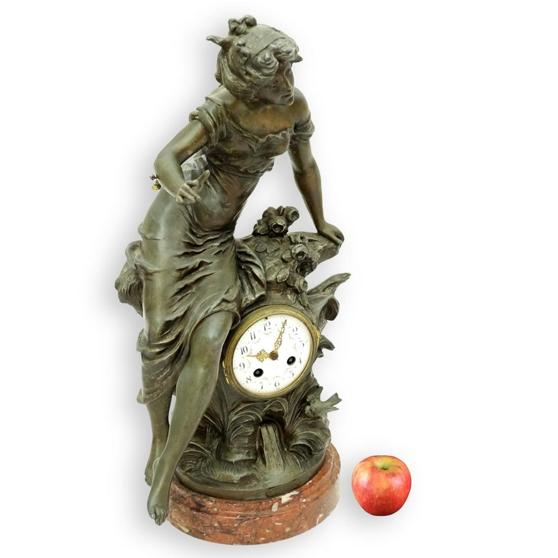 After Moreau Spelter Clock (1 of 9)