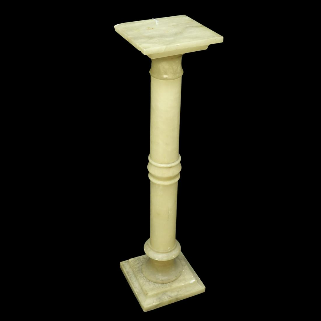 Alabaster Column Pedestal (1 of 3)