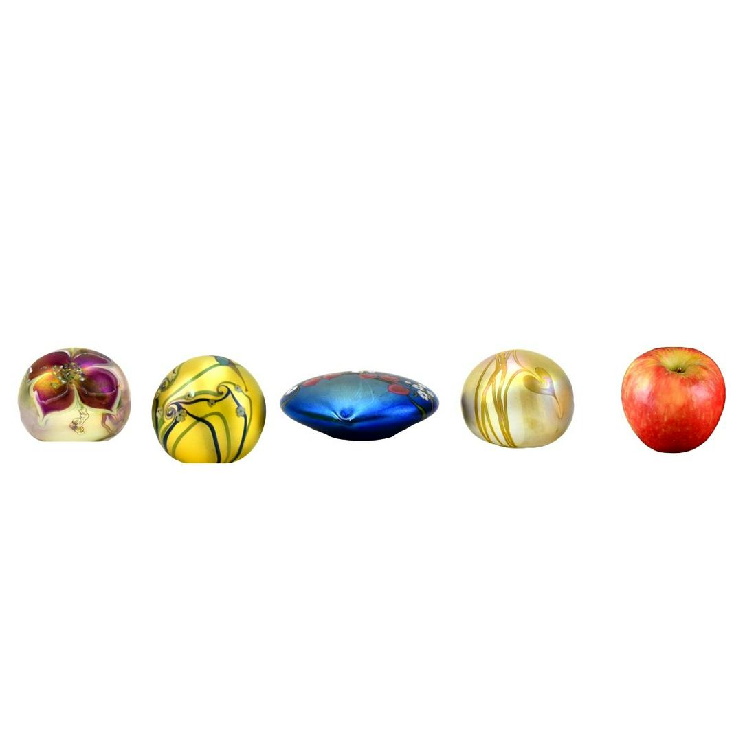 Vintage Art Glass Paperweights (1 of 5)