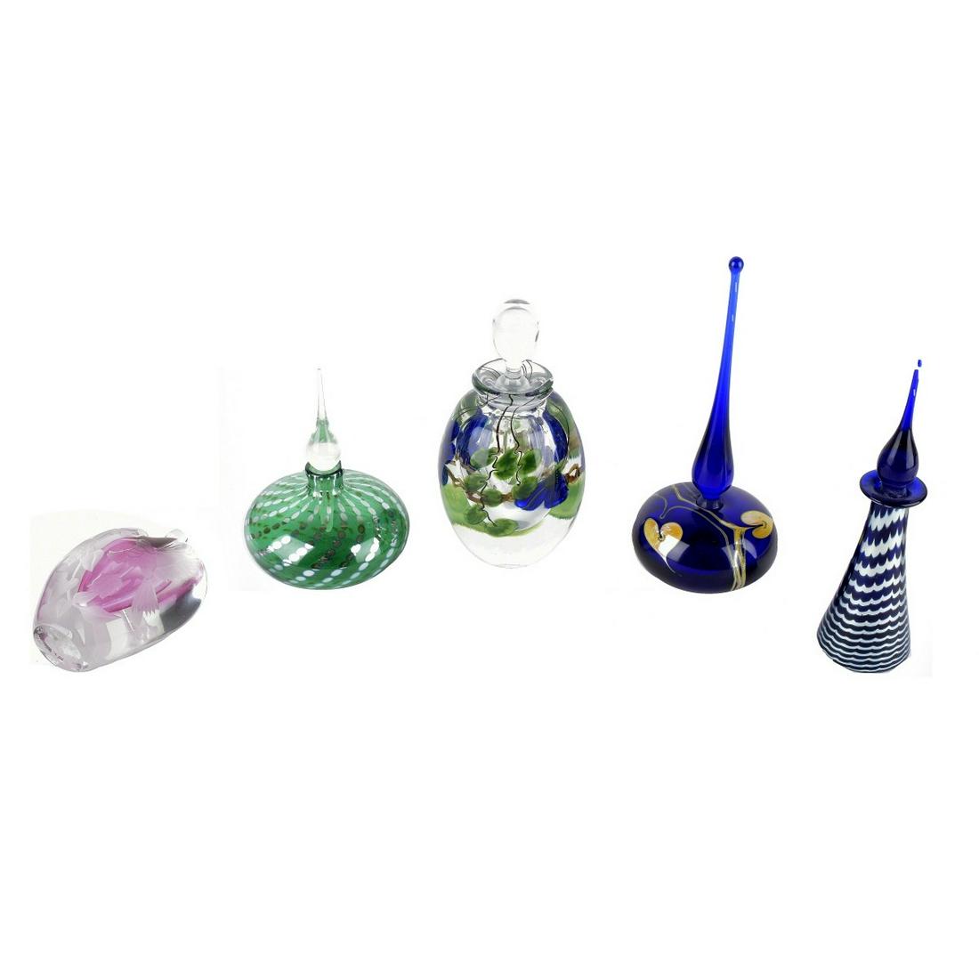 Vintage Art Glass Perfume Bottles (1 of 6)