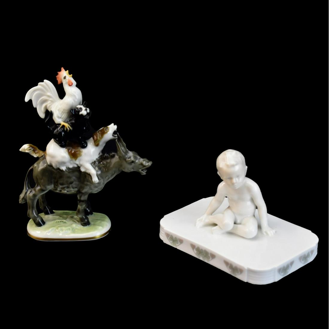 Vintage Glazed Porcelain Figurines (1 of 7)