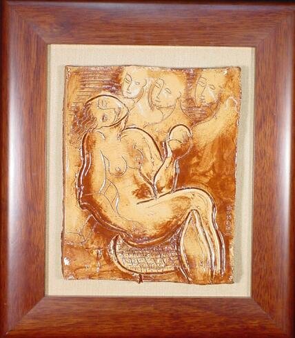 Yuri Gevorgian Yuroz Armenian (born1956- ) Ceramic