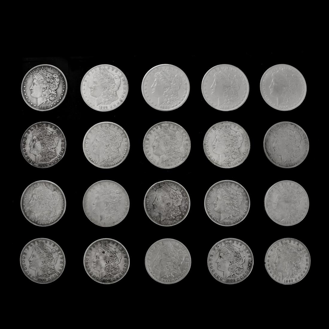 US Silver Morgan Dollars (1 of 2)