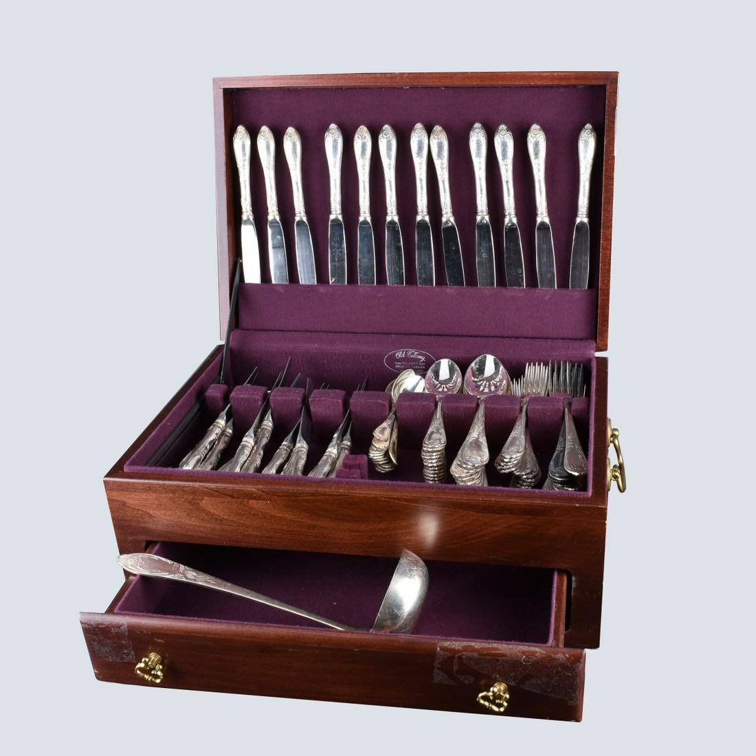 Melchior Louis XV Russian Silverplate Flatware (1 of 5)