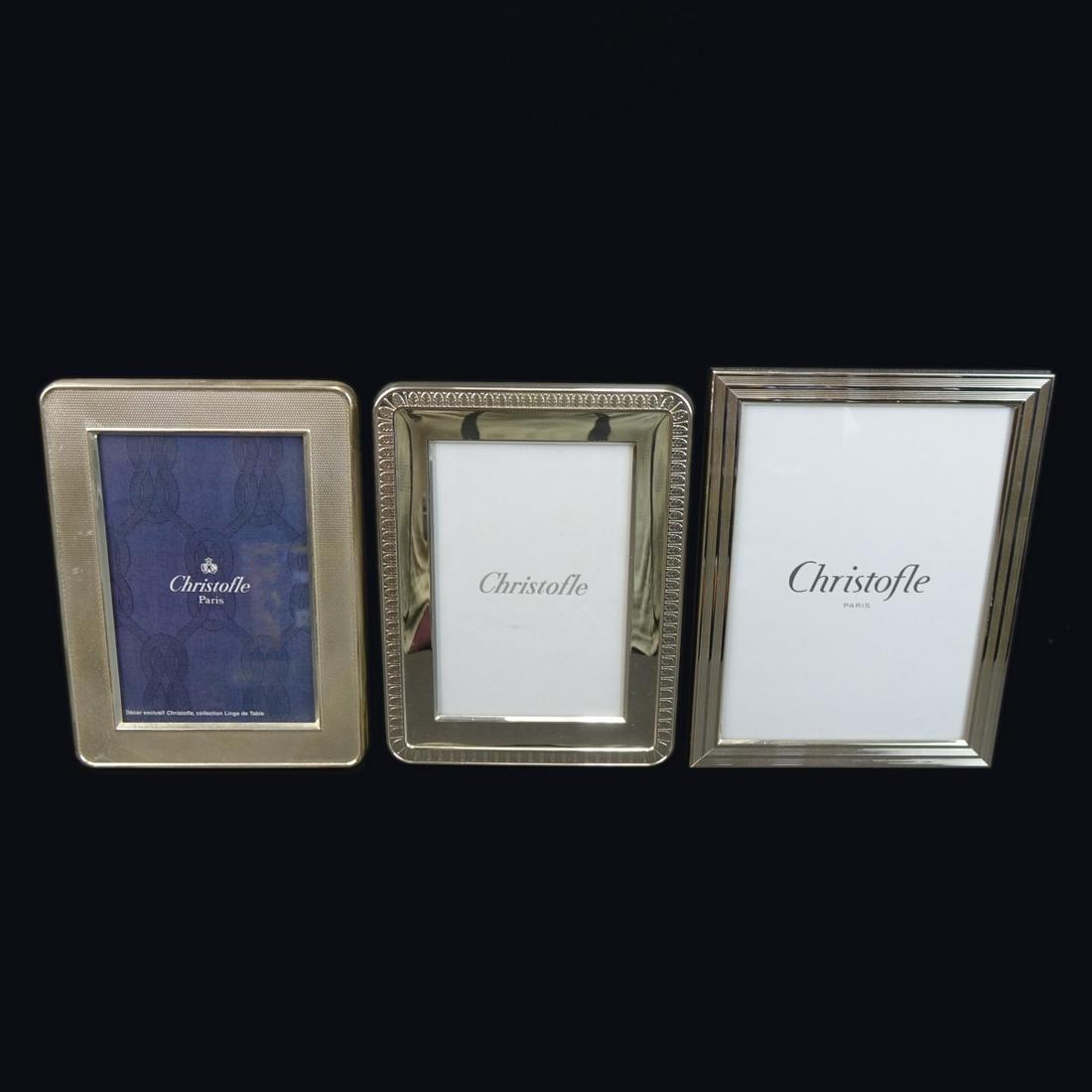 3 Christofle Silver Picture Frames (1 of 3)