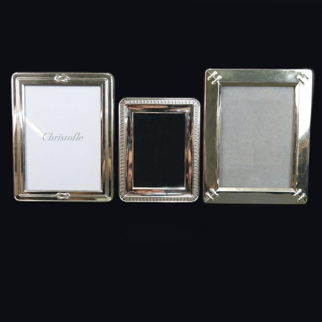 3 Christofle Silver Picture Frames (1 of 3)