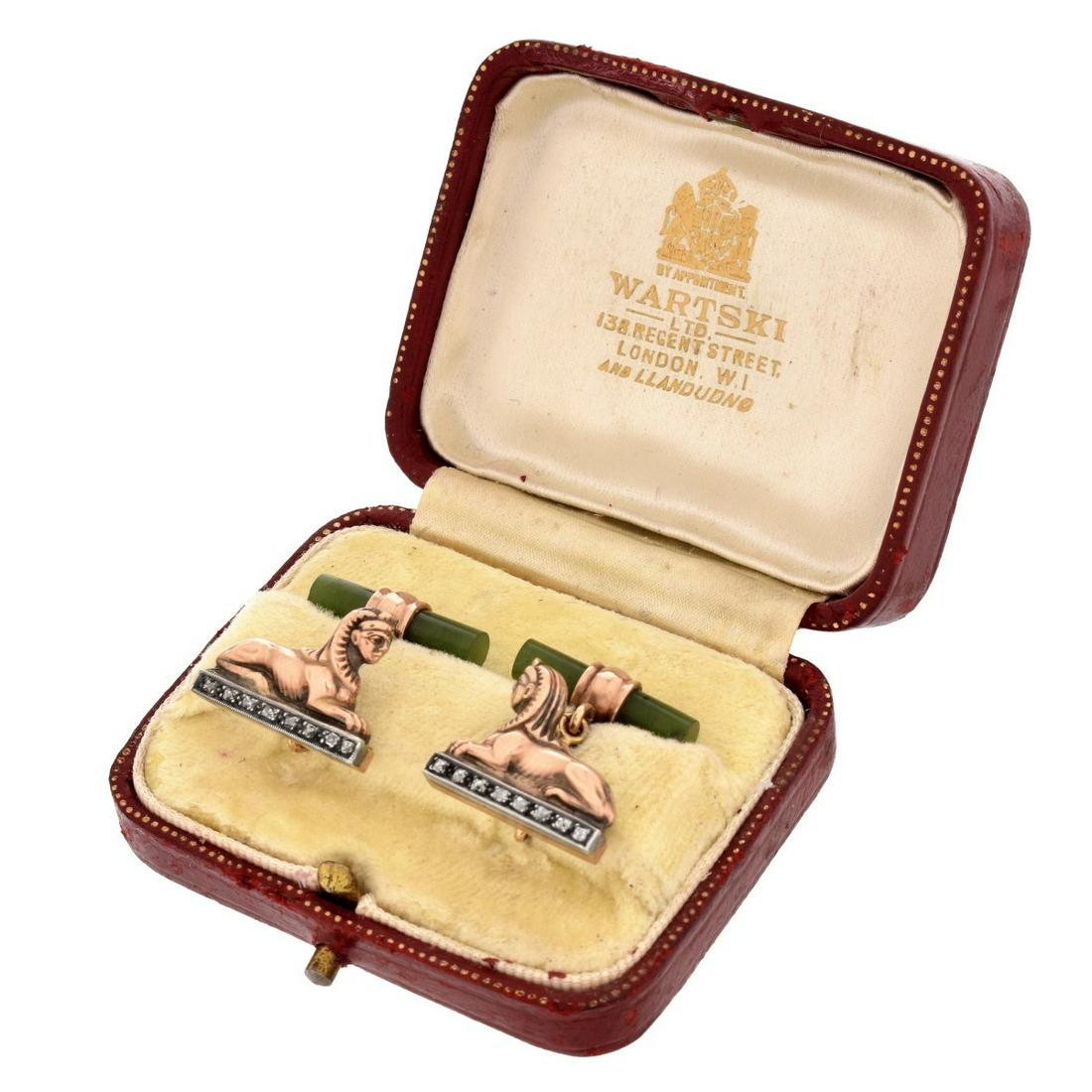 Russian Faberge Cufflinks (1 of 5)