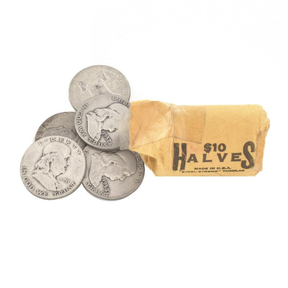 (23) US Silver Franklin Half Dollars (1 of 1)