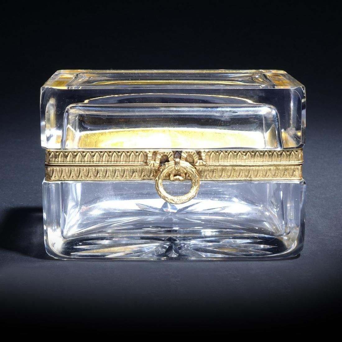 Baccarat Crystal Casket Box (1 of 5)