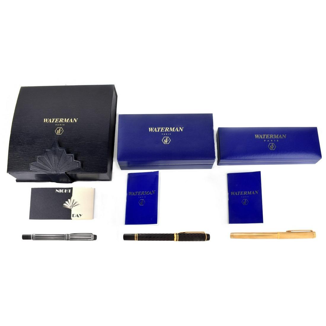 3 Waterman Paris Fountain Pens (1 of 3)