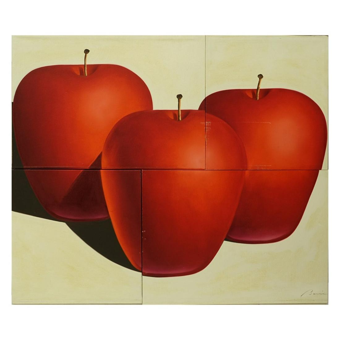 Acrylic on Canvas "Still Life Apples" (1 of 3)