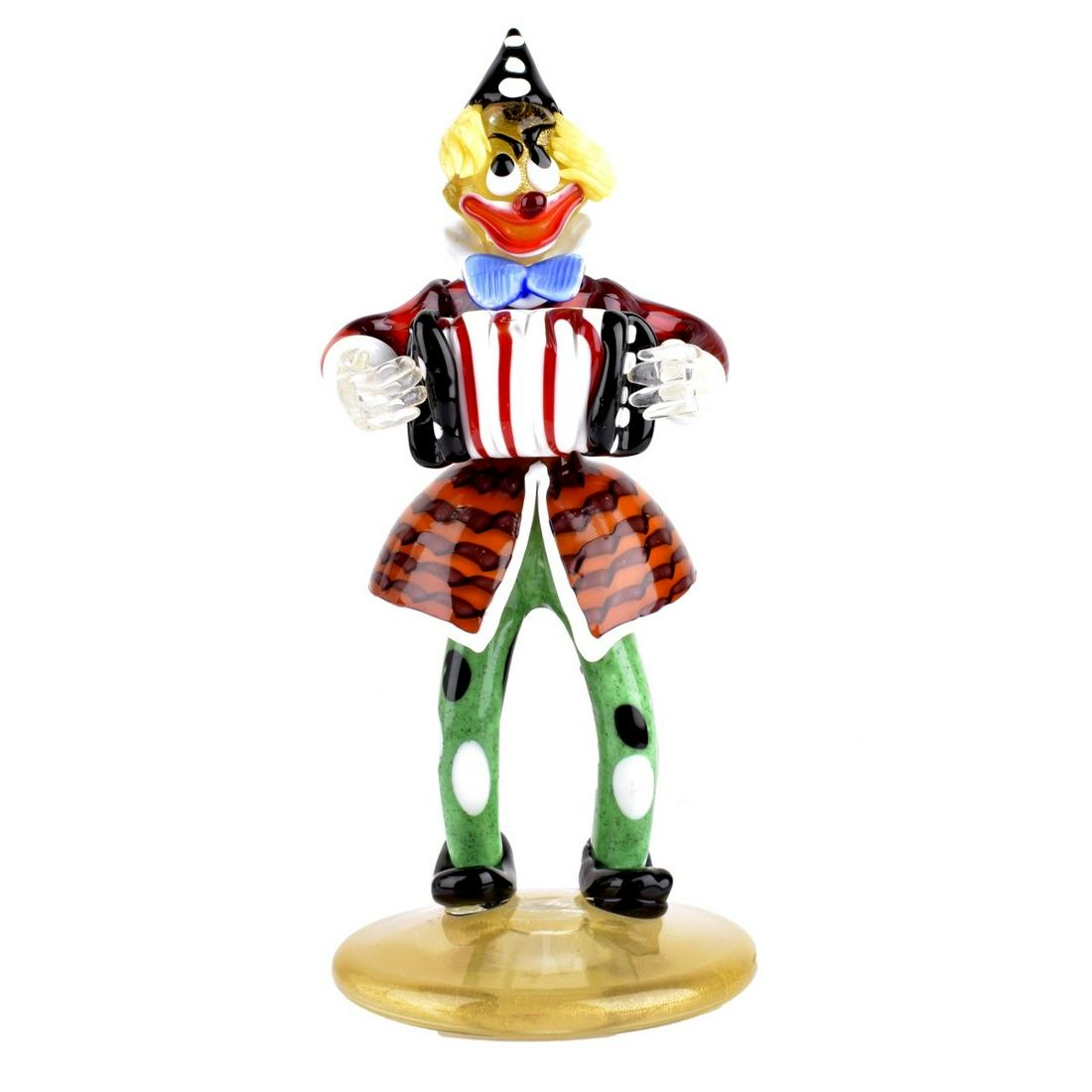Murano Art Glass Clown Figurine (1 of 4)