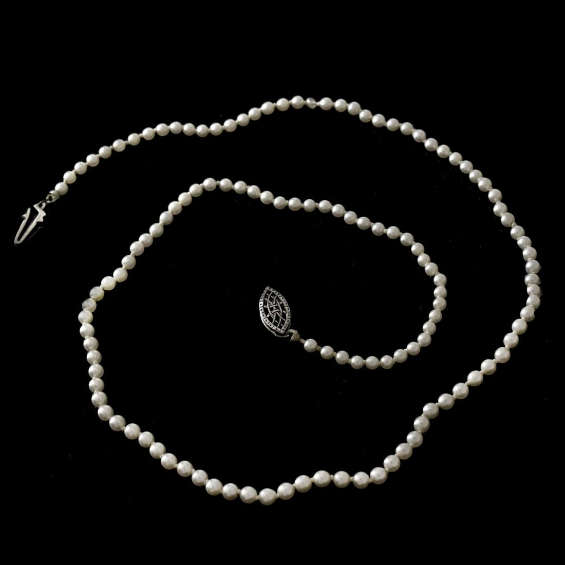 Antique Pearl Necklace (1 of 4)