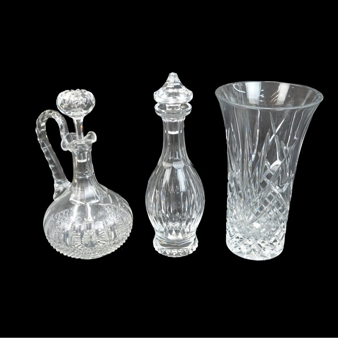 3 pcs Crystal Waterford style Barware (1 of 3)