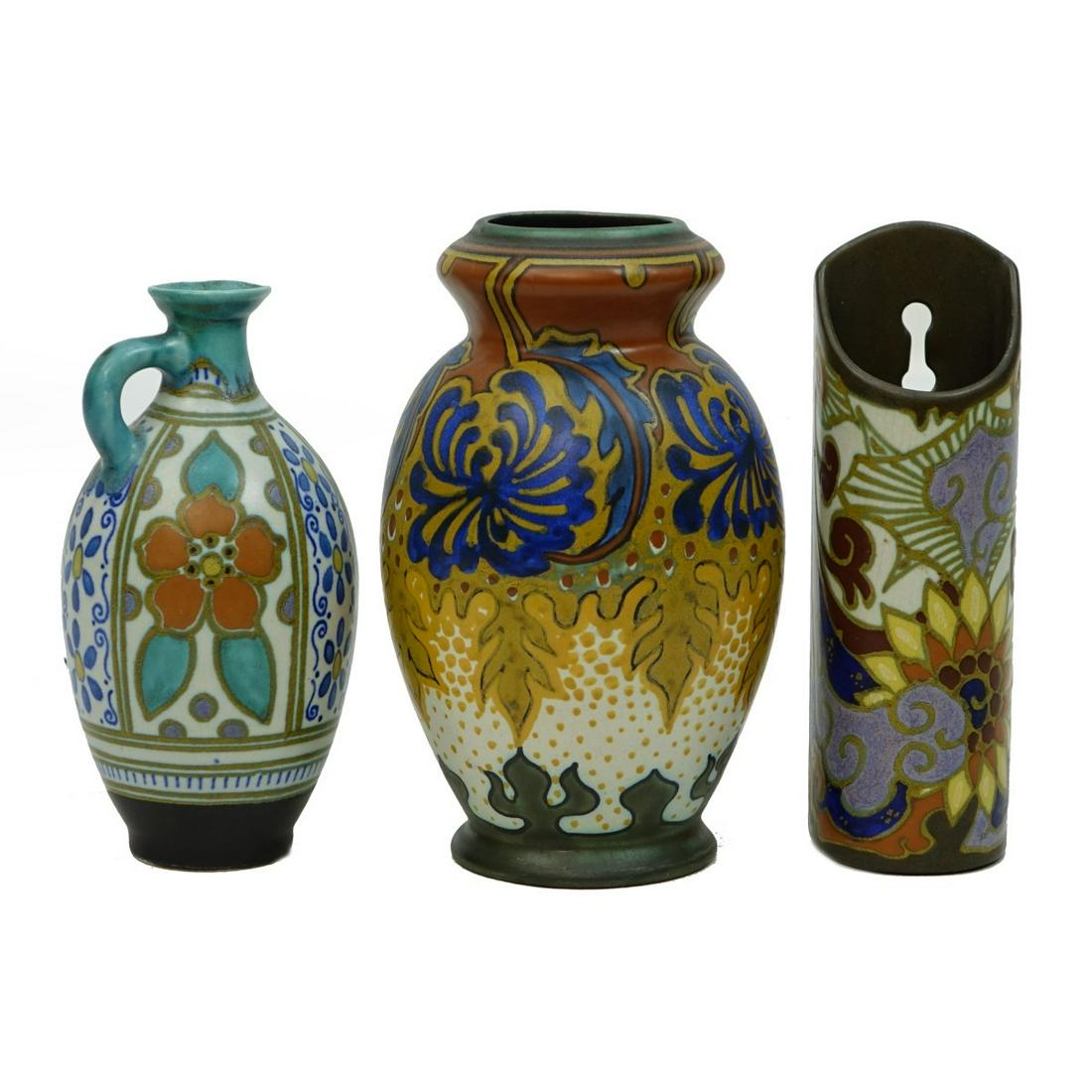 Three (3) Antique Gouda Tableware (1 of 5)