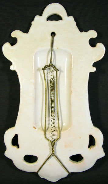 18/19th Century Rouen Faience Thermometer. Armorial - 4