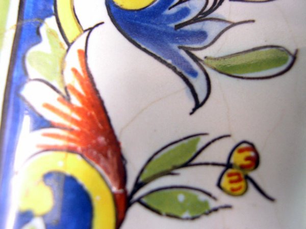 18/19th Century Rouen Faience Thermometer. Armorial - 7
