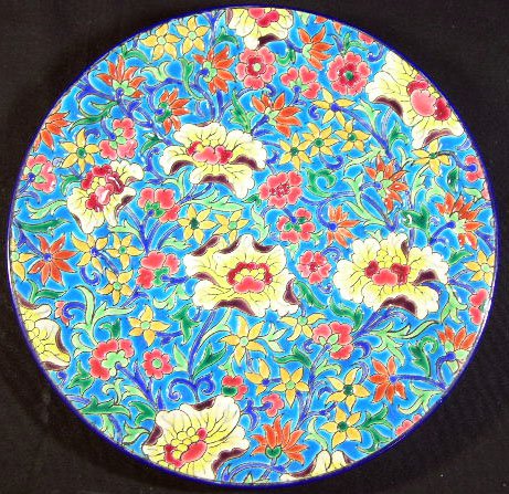 4 Longwy France Enameled Plates. Early to Mid 20th - 2