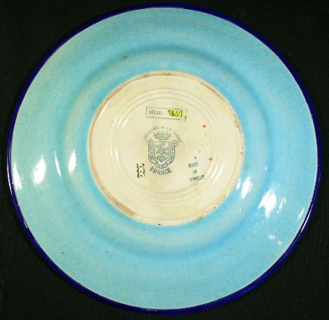 4 Longwy France Enameled Plates. Early to Mid 20th - 4