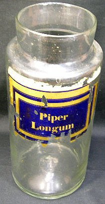 Wide Mouth Apothecary Bottle/Jar With Interior Labe - 3
