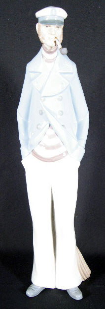 Porcelain Figural Lladro Group #4621 "Sea Captain" 