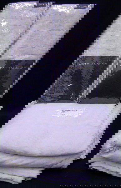 Brand New Donna Karan New York 100% Cotton Queen Si: Brand New Donna Karan New York 100% Cotton Queen Size Coverlet and Two (2) European Shams from the Voile Weave Collection. Measures 88 Inches by 88 Inches. Shams Measure 26 Inches by 26 Inches. The Sh