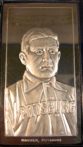 Honus Wagner Half Pound Silver Proof Baseball Card - 2