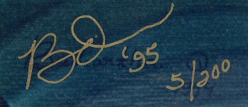 Lithograph Made to Look like a Painting. Signed. B - 2