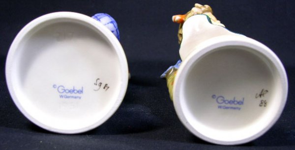 Two (2) Porcelain Figural Hummel Groups "Boy with - 3