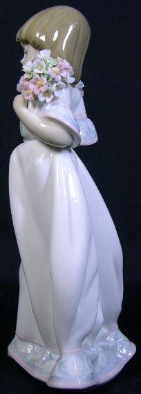 Porcelain Figural Lladro Group #7603 "Spring Bouqu - 2