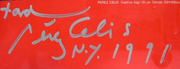 Pérez Celis Argentinean (born1939- ) Offset Poster - 3