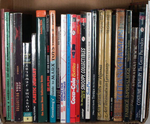 Box of Approximately 26 Books on Antiques and Rela