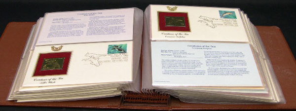 1990-1991 Golden Replicas of United States Stamps.