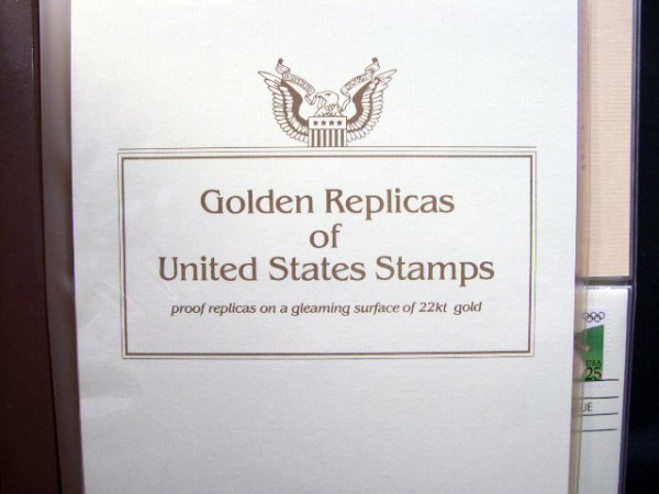 1990-1991 Golden Replicas of United States Stamps. - 3