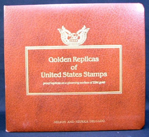1989-1990 Golden Replicas of United States Stamps. - 2