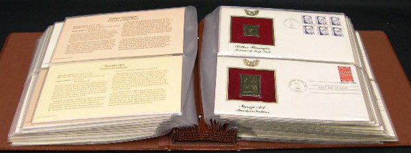 1986-1987 Golden Replicas of United States Stamps.