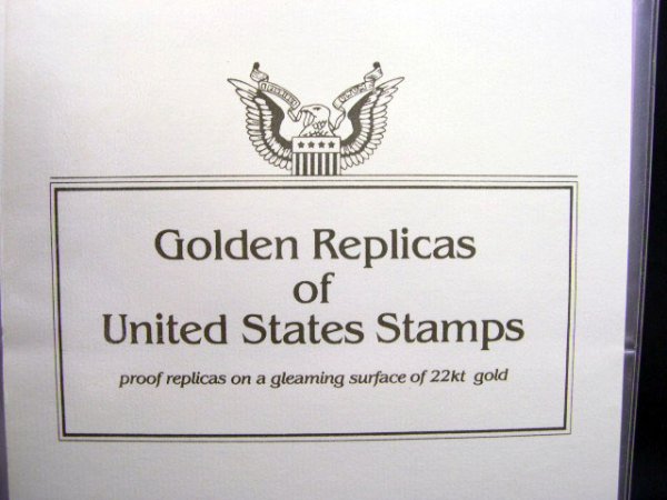 1986-1987 Golden Replicas of United States Stamps. - 3