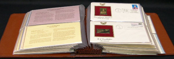 1987-1988 Golden Replicas of United States Stamps.
