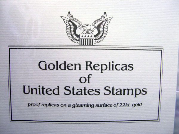 1987-1988 Golden Replicas of United States Stamps. - 3