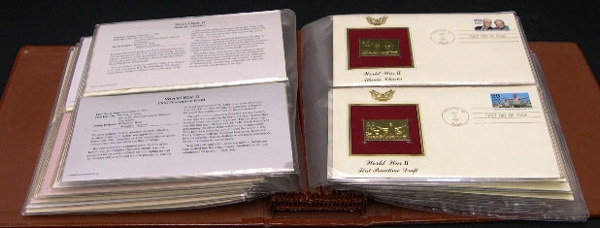 1991 Golden Replicas of United States Stamps. Proo