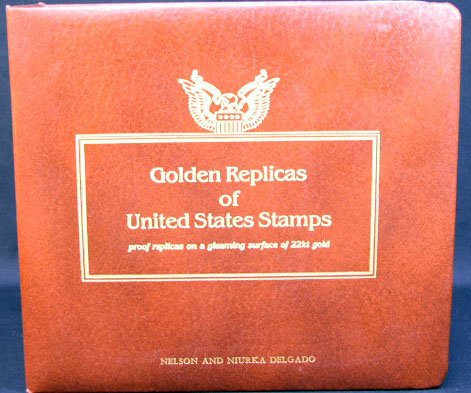 1991 Golden Replicas of United States Stamps. Proo - 2